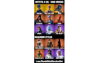 UNIQUE - OG STW,  [9 Skins, 1000 Vbucks, 9 Axes, 13 Emotes,10 Gliders and MORE!]