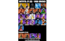 UNIQUE - Havoc,  Sub Commander  [21 Skins, 1450 Vbucks, 22 Axes, 26 Emotes, 24 Gliders and MORE!]