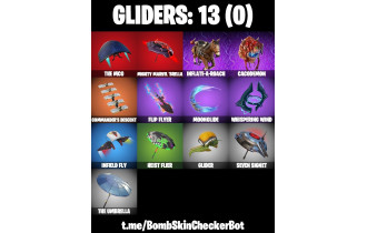 UNIQUE - Loserfruit ,  Daredevil  [11 Skins, 2550 Vbucks, 13 Axes, 13 Emotes, 13 Gliders and MORE!]