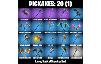 UNIQUE - Calamity,  Rox  [20 Skins, 550 Vbucks, 20 Axes, 30 Emotes, 29 Gliders and MORE!]