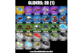 UNIQUE - Lynx,  Powder  [19 Skins, 800 Vbucks, 17 Axes, 33 Emotes,28 Gliders and MORE!]