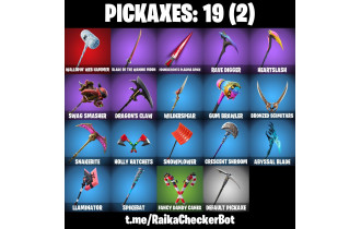 UNIQUE -  Blackheart , The Foundation [19 Skins, 1750 Vbucks, 19 Axes, 15 Emotes, 16 Gliders and MORE!]