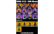 UNIQUE - Spike, Calamity [12 Skins, 1200 Vbucks, 17 Axes, 27 Emotes, 21 Gliders and MORE!]