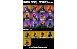 UNIQUE - Spike, Calamity [12 Skins, 1200 Vbucks, 17 Axes, 27 Emotes, 21 Gliders and MORE!]