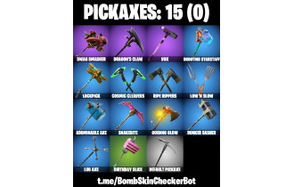 UNIQUE -  Tilted Teknique, Peely  [14 Skins, 100 Vbucks, 15 Axes, 28 Emotes,   21 Gliders and MORE!]