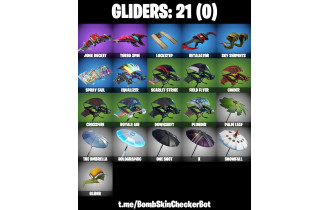 UNIQUE -  Tilted Teknique, Peely  [14 Skins, 100 Vbucks, 15 Axes, 28 Emotes,   21 Gliders and MORE!]