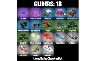 UNIQUE - Calamity,  Valor  [15 Skins, 700 Vbucks, 14 Axes, 24 Emotes, 18 Gliders and MORE!]