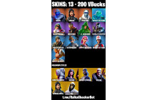 UNIQUE - Fusion,  Sorana  [13 Skins, 200 Vbucks and MORE!]