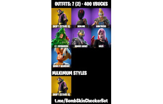 UNIQUE - Rogue Agent , Haze [7 Skins, 400 Vbucks, 18 Axes, 30 Emotes, 29 Gliders and MORE!]