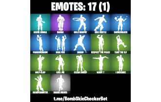 UNIQUE - Fusion,  Brutus  [13 Skins, 1000 Vbucks, 15 Axes, 17 Emotes, 21 Gliders and MORE!]