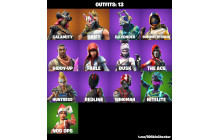 UNIQUE -  Drift, Redline  [13 Skins,  8 Axes, 11 Emotes, 10 Gliders and MORE!]