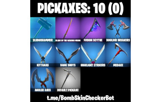 UNIQUE -  Fusion , Moxie [9 Skins, 150 Vbucks, 10 Axes, 13 Emotes,14 Gliders and MORE!]