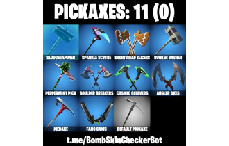 UNIQUE - Tilted Teknique ,  Crystal  [11 Skins, 11 Axes, 30 Emotes,  20 Gliders and MORE!]