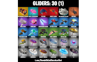 UNIQUE - Ghost Rider, Polar Peely  [8 Skins,  20 Axes, 27 Emotes,  30 Gliders and MORE!]