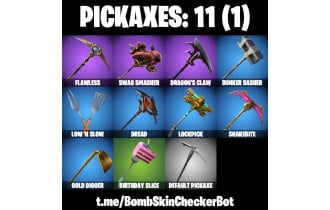 UNIQUE - Luxe,  Peely  [13 Skins, 200 Vbucks, 11 Axes, 24 Emotes, 18 Gliders and MORE!]