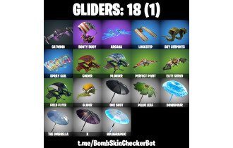 UNIQUE - Luxe,  Peely  [13 Skins, 200 Vbucks, 11 Axes, 24 Emotes, 18 Gliders and MORE!]