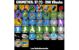 UNIQUE - Trilogy,  Prodigy  [4 Skins, 200 Vbucks, 6 Axes, 8 Emotes,  7 Gliders and MORE!]