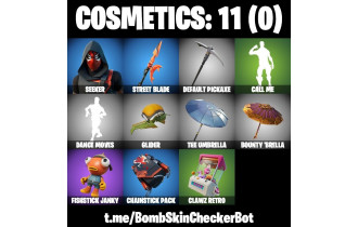 UNIQUE - Seeker,  [1 Skins, 2 Axes, 2 Emotes, 3 Gliders and MORE!]