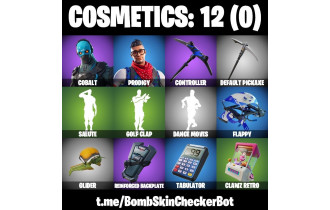 UNIQUE - CObalt,  Prodigy  [2 Skins,  2 Axes, 3 Emotes, 2 Gliders and MORE!]