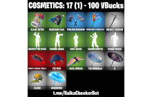 UNIQUE - Clawz Retro, Basecamp Bag [100 Vbucks, 3 Axes, 5 Emotes, 7 Gliders and MORE!]