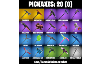 UNIQUE - OG STW, Take The L [30 Skins, 3050 Vbucks, 20 Axes, 21 Emotes, 23 Gliders and MORE!]