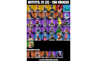 UNIQUE - OG STW, Royale Knight [31 Skins, 180 Vbucks, 29 Axes, 55 Emotes, 29 Gliders and MORE!]