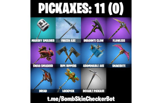 UNIQUE - Luxe, Peely [12 Skins, 100 Vbucks, 11 Axes, 16 Emotes, 15 Gliders and MORE!]