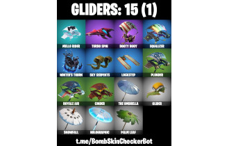 UNIQUE - Luxe, Peely [12 Skins, 100 Vbucks, 11 Axes, 16 Emotes, 15 Gliders and MORE!]