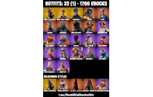 UNIQUE - OG STW, Take The L [22 Skins, 1700 Vbucks, 17 Axes, 23 Emotes, 23 Gliders and MORE!]