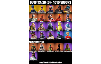 UNIQUE - OG STW,  Lynx  [20 Skins, 1010 Vbucks, 14 Axes, 22 Emotes, 20 Gliders and MORE!]