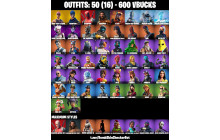 UNIQUE - OG STW,  Reaper  [50 Skins, 600 Vbucks, 42 Axes, 48 Emotes, 43 Gliders and MORE!]