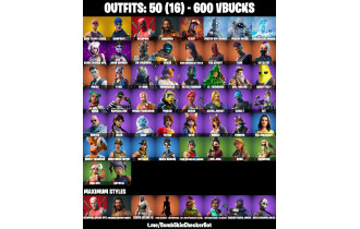 UNIQUE - OG STW,  Reaper  [50 Skins, 600 Vbucks, 42 Axes, 48 Emotes, 43 Gliders and MORE!]