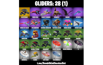 UNIQUE - Omega , Calamity  [37 Skins, 20 Axes, 36 Emotes, 28 Gliders and MORE!]