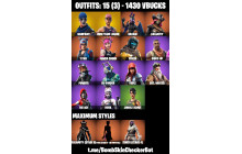 UNIQUE - OG STW ,  Lynx  [15 Skins, 1430 Vbucks, 13 Axes, 12 Emotes, 14 Gliders and MORE!]