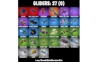 UNIQUE - Arctic Adeline ,  Sled Ready Guff  [31 Skins, 2000 Vbucks, 32 Axes, 17 Emotes, 27 Gliders and MORE!]