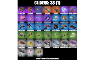 UNIQUE - Crystal,  Polar Peely  [19 Skins, 50 Vbucks, 32 Axes, 30 Emotes, 38 Gliders and MORE!]