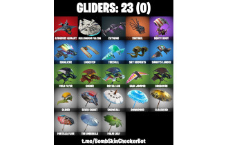 UNIQUE - Luxe, Peely  [13 Skins, 200 Vbucks, 22 Axes, 30 Emotes, 23 Gliders and MORE!]