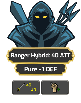 Ranger Hybrid: 40 ATT [Pure - 1 DEF]