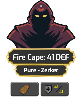 Fire Cape: 41 DEF [Pure - Zerker]