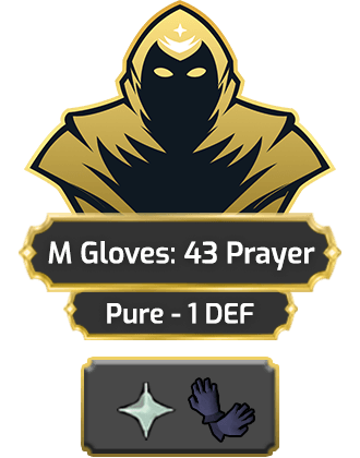 M Gloves: 43 Prayer [Pure - 1 DEF]