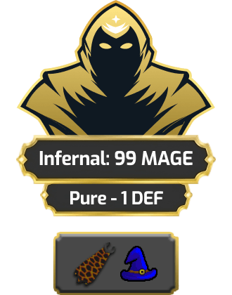 Infernal: 99 MAGE [Pure - 1 DEF]