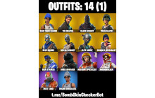 UNIQUE -  OG Raiders Revenge , Black Knight [14 Skins, 9 Axes, 23 Emotes, 15 Gliders and MORE!]