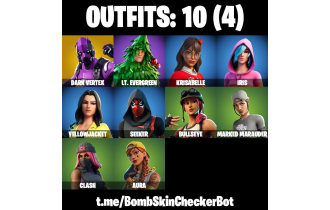 UNIQUE - Dark Vertex,  [10 Skins, 15 Axes, 12 Emotes, 13 Gliders and MORE!]