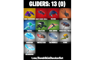 UNIQUE - Dark Vertex,  [10 Skins, 15 Axes, 12 Emotes, 13 Gliders and MORE!]