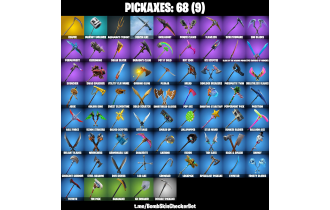 UNIQUE - Midas (Fully Golden), Omega [101 Skins, 200 Vbucks, 68 Axes, 95 Emotes, 72 Gliders and MORE!]