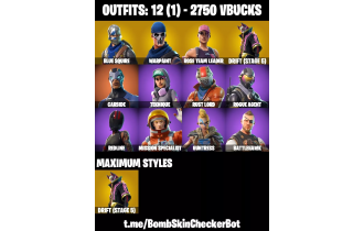 UNIQUE - Blue Squire, OG STW [12 Skins, 2750 Vbucks, 9 Axes, 14 Emotes, 16 Gliders and MORE!]