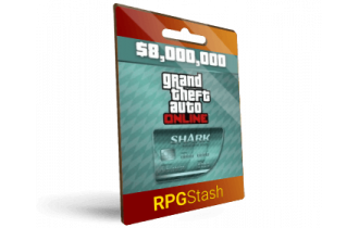 GTA Online - Cash Card [$8,000,000 Megalodon Shark]