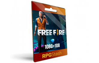 FreeFire [1080 + Bonus 108 Diamonds]