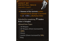 Aspect of Ancestral Force [Max Roll]