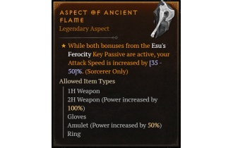 Aspect of Ancient Flame [Max Roll]